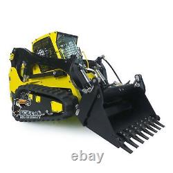 1/14 LESU Hydraulic RC Loader Tracked Skid-Steer Radio Controlled Truck Aoue LT5