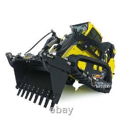 1/14 LESU Hydraulic RC Loader Tracked Skid-Steer Radio Controlled Truck Aoue LT5