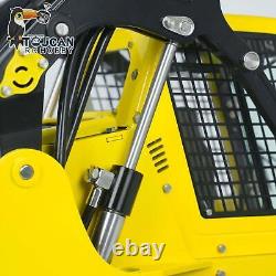 1/14 LESU Hydraulic RC Loader Tracked Skid-Steer Radio Controlled Truck Aoue LT5