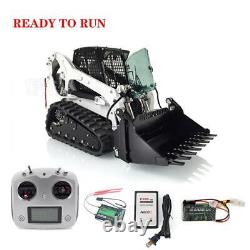 1/14 LESU Tracked RTR Skid-Steer RC Hydraulic Loader Aoue-LT5 Lights Sound Radio