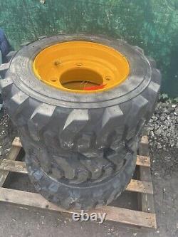 10-16.5 JCB Wheel Rim & Tyre £275+vat Skidsteer wheeled loader solideal 4 Stud