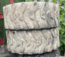 12-16.5 12 Ply Skid Steer Tyre Jcb Fitting Service Camso Tyres X 2