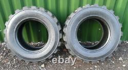 12. X 16.5 X 12pr Skid Steer / Telehandler Tyres A Pair (12 Ply) New