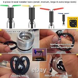 17-Piece Hydraulic Cylinder Repair Tool Kit for Skid Steers, Loaders, & Backhoes