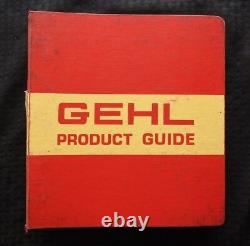 1978-80 Gehl 4500 4600 Skid Steers 1600 1400 1450 1850 Baler Dealer Sales Manual