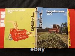 1978-80 Gehl 4500 4600 Skid Steers 1600 1400 1450 1850 Baler Dealer Sales Manual