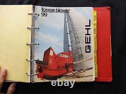 1978-80 Gehl 4500 4600 Skid Steers 1600 1400 1450 1850 Baler Dealer Sales Manual