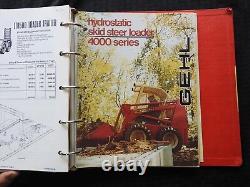 1978-80 Gehl 4500 4600 Skid Steers 1600 1400 1450 1850 Baler Dealer Sales Manual