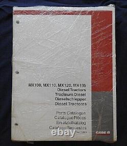 1997-99 Case Ih Mx100 Mx110 Mx120 Mx135 Diesel Tractor Parts Manual Catalog Mint