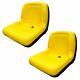 (2 Seats) Yellow Seat For John Deere Gator Cs Ts Tx 4x2 Am133476 Yellow
