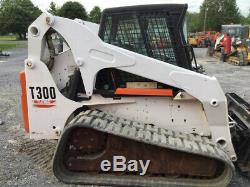 2005 Bobcat T300 Compact Track Skid Steer Loader with Cab Only 1600Hrs One Owner