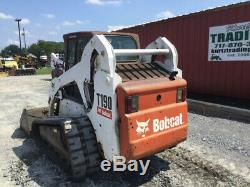 2008 Bobcat T190 Compact Track Skid Steer Loader with Cab Only 2200Hrs