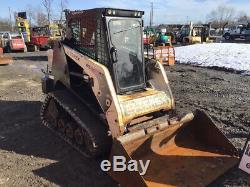 2011 Terex PT50 Compact Track Skid Steer Loader with Cab Only 2500 Hours