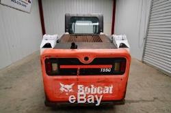 2014 Bobcat T550 Cab Skid Steer Track Loader, High Flow, Open Rops, 66 HP