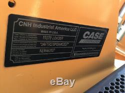 2014 Case TR270 Compact Track Skid Steer Loader with Cab Joysticks Only 600 Hours
