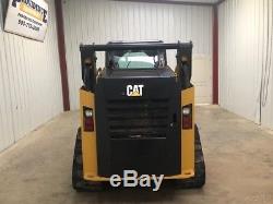 2014 Caterpillar 259d Cab Track Skid Steer Loader, Ac/heat, 73 HP