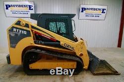 2014 Gehl Rt210 Turbo Cab Skid Steer Track Loader, Two Speed, 71 Hp, 441 Hrs