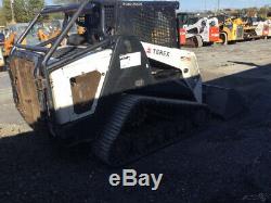 2014 Terex PT110F Forestry Compact Track Skid Steer Loader with Cab 2Spd High Flow