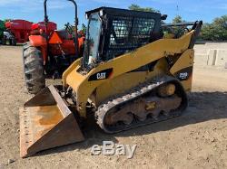 2015 Caterpillar 259B3 Compact Track Skid Steer Loader with Cab 2Spd NEW TRACKS