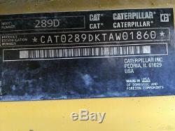 2015 Caterpillar 289D Compact Track Skid Steer Loader Cab 2Spd HighFlow 2200Hrs