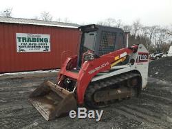 2015 Takeuchi TL10 Compact Track Skid Steer Loader with Cab 2 Speed & High Flow