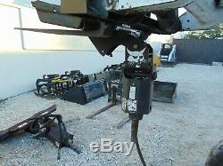 2016 Bobcat Brand 15c Skid Steer Auger Attachment New 12 Bit Included