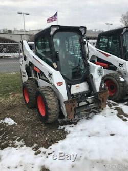 2016 Bobcat S530 Skid Steer Loader with Cab & 2 Speed Only 400 Hours