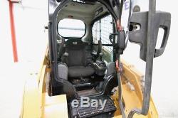 2016 Caterpillar 259d Cab Track Skid Steer Loader, High Flow, Warranty, 675 Hrs