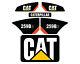 259b3 Cat Decals Stickers Skid Steer Set Kit Free Shipping