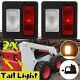 2pcs Skid Steer Tail Light Lamp Loader Rear Door Light For Bobcat 763 6670284