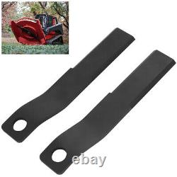 2X 10MM Skid Steer Brush Cutter Cutting Blades Replacement For AGT-RC72/EXRC54