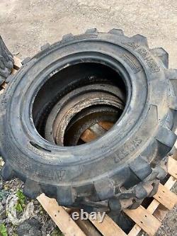 2x 12 16.5 Wheel Tyre Skidsteer £175+vat- Wheeled loader Camso SKS532 Hauler