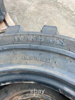 2x 12 16.5 Wheel Tyre Skidsteer £175+vat- Wheeled loader Camso SKS532 Hauler