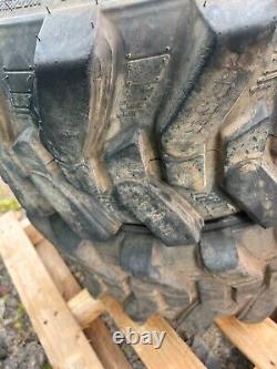 2x 12 16.5 Wheel Tyre Skidsteer £175+vat- Wheeled loader Camso SKS532 Hauler