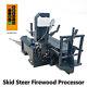 30t Wood Processor 16.5 Firewood Processor Skid Steer Attachments Log Splitter