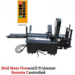 30T Wood Processor 16.5 Firewood Processor Skid Steer Attachments Log Splitter