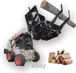 30T Wood Processor 16.5 Firewood Processor Skid Steer Attachments Log Splitter