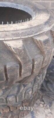 4 x Alliance 12-16.5 SK-906 tyres Skid Steer Tyre 50% tread remaining