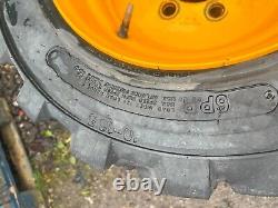 4x 10-16.5 JCB Wheel Rim & Tyre £1200+vat Skidsteer wheeled loader solideal T26