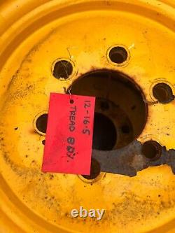 4x 12-16.5 JCB Wheel Rim & Tyre £1200+vat Skidsteer wheeled loader solideal T25