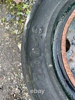4x Bobcat Solid Wheel Tyre £450+vat Skidsteer Loader 7.00-15 T10 8 Stud Sunbear