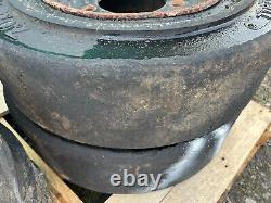 4x Bobcat Solid Wheel Tyre £450+vat Skidsteer Loader 7.00-15 T10 8 Stud Sunbear
