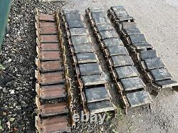 4x Steel Rubber Pad Tracks £1800+vat Mclaren 10v83 Tracked Skidsteer Loader Cat