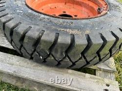 550-15NHS Tyres On Rims BKT Industrial Tyres Bobcat Skidsteer