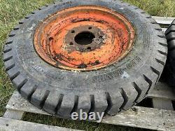 550-15NHS Tyres On Rims BKT Industrial Tyres Bobcat Skidsteer