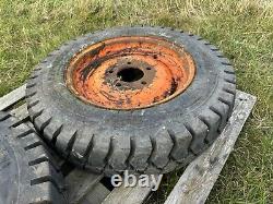 550-15NHS Tyres On Rims BKT Industrial Tyres Bobcat Skidsteer