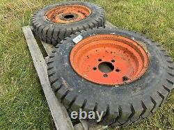 550-15NHS Tyres On Rims BKT Industrial Tyres Bobcat Skidsteer