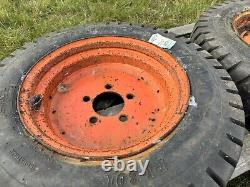 550-15NHS Tyres On Rims BKT Industrial Tyres Bobcat Skidsteer