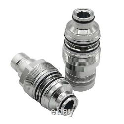 6680018 6679837 Flat Face Coupler for Skid Steer L7C15616