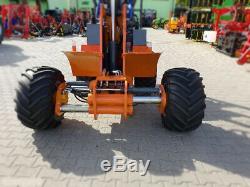 AFA-ROCK 15 Adjustable Front Axle 330cm Height Lift Compact Skid Steer Loader